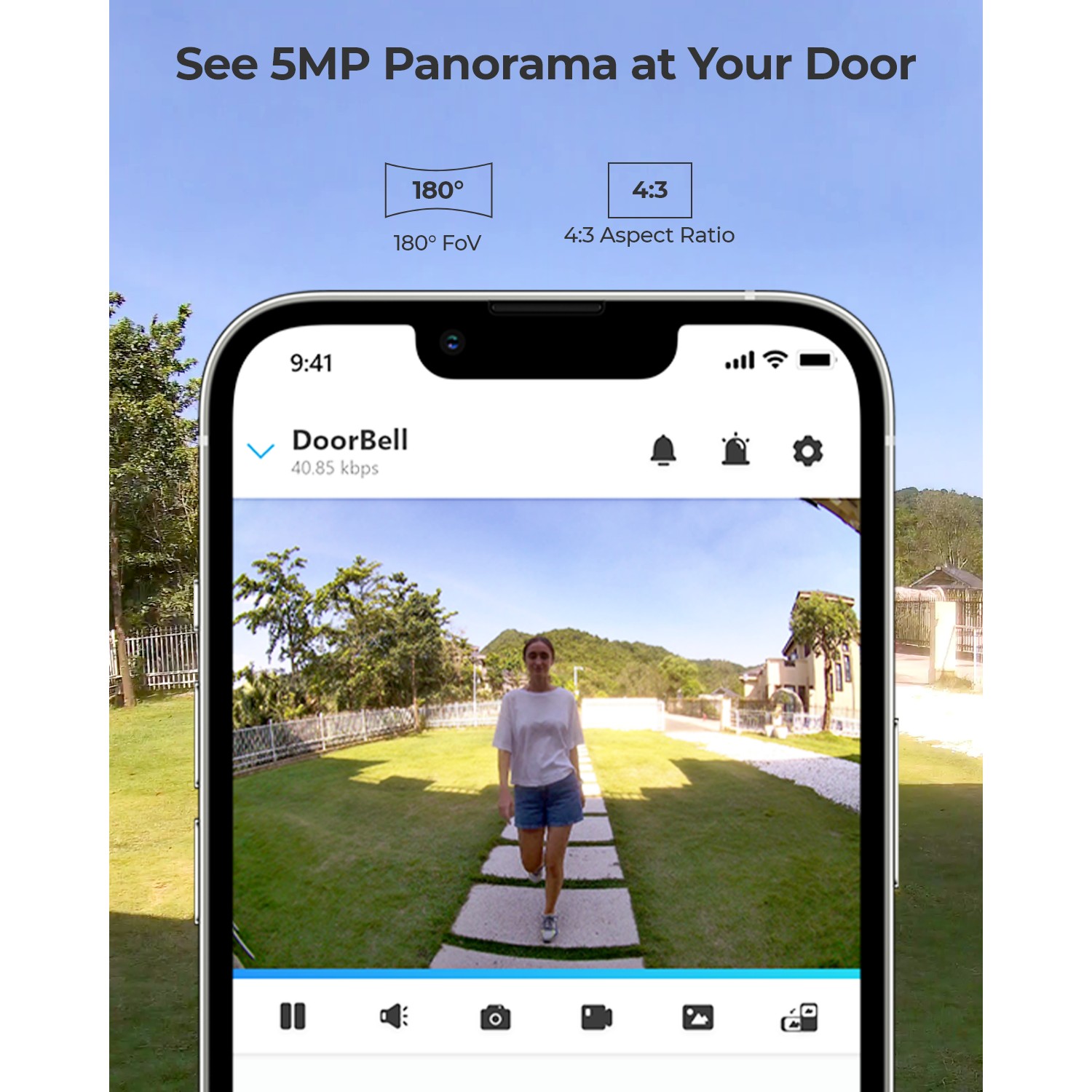 vdp5m-uk Reolink VDP5M Door Entry including Smart Home Door Bell