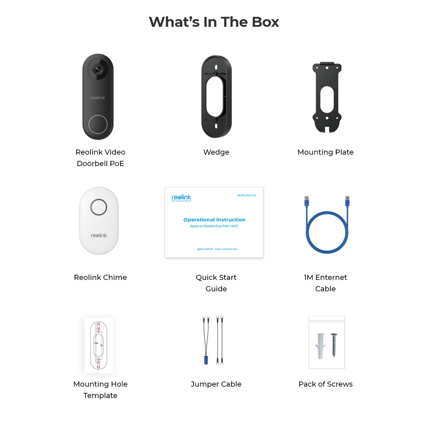 vdp5m-uk Reolink VDP5M Door Entry including Smart Home Door Bell