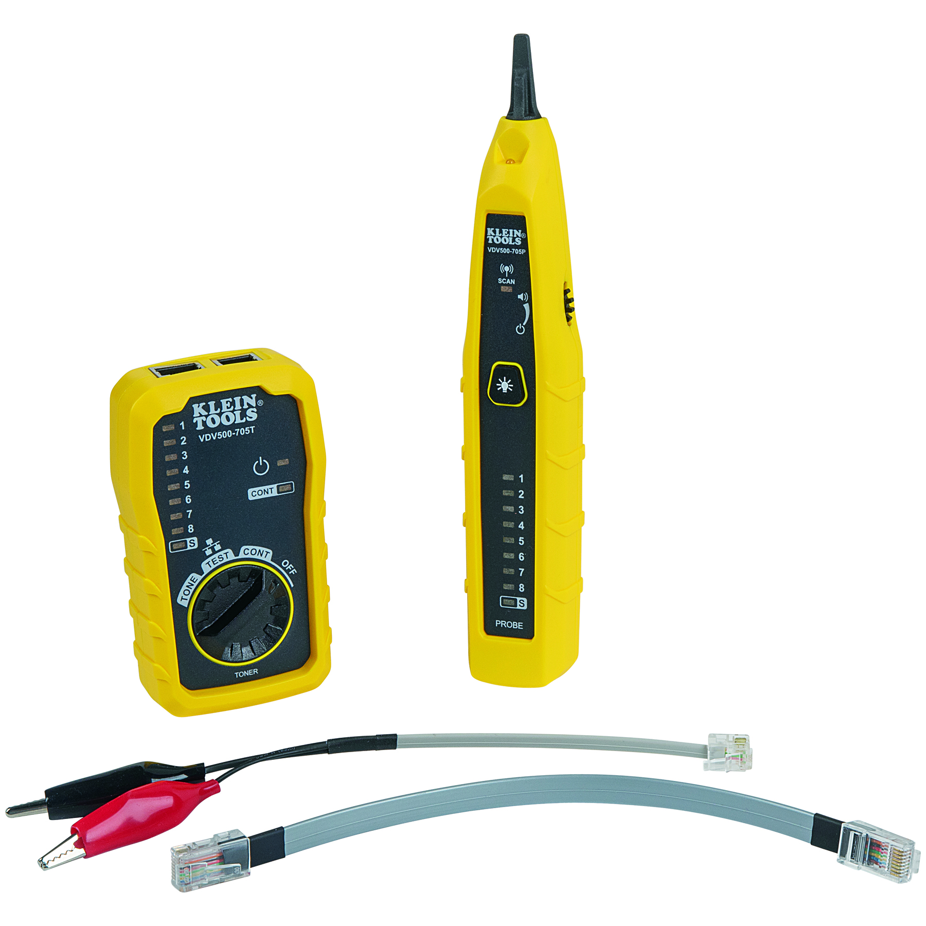 Klein Tools VDV500-705 Multimedia Cable Tester Kit RJ45