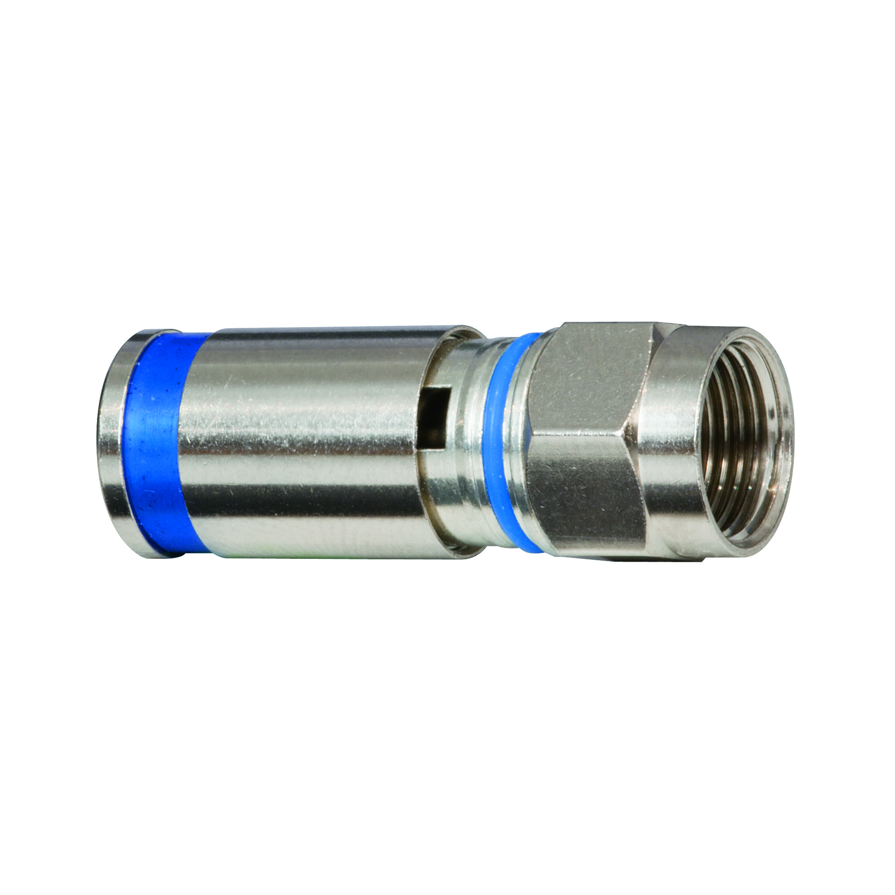 Klein Tools Cable Female F Connector, Straight Body Crimp