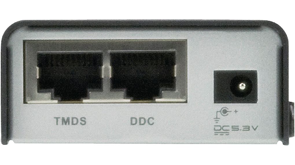 ve600a Aten 1 Port DVI over Cat5e Stereo Jack Extender 60 m, 1920 x 1200 pixel Maximum Resolution