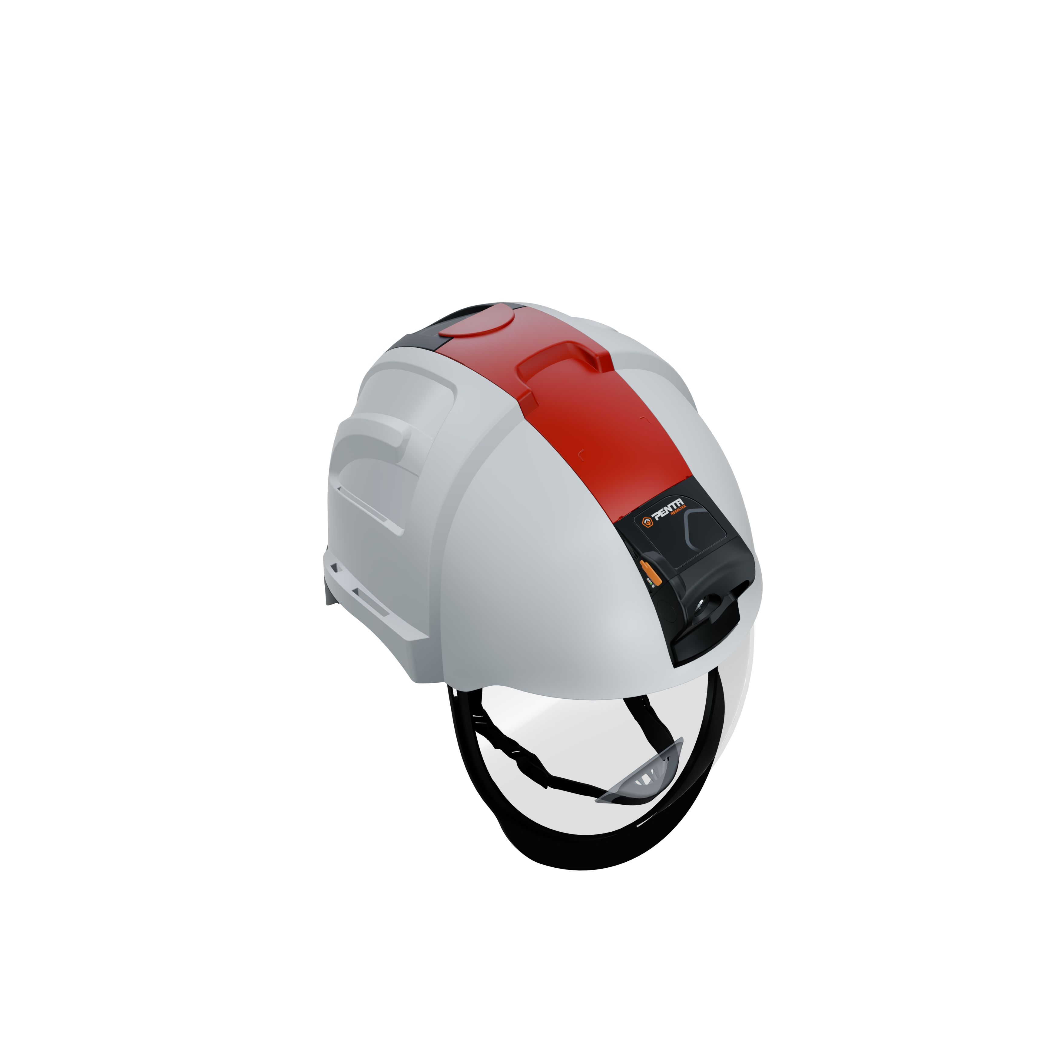 Penta ABS Hard Hat Light Black, Red Penta Helmets