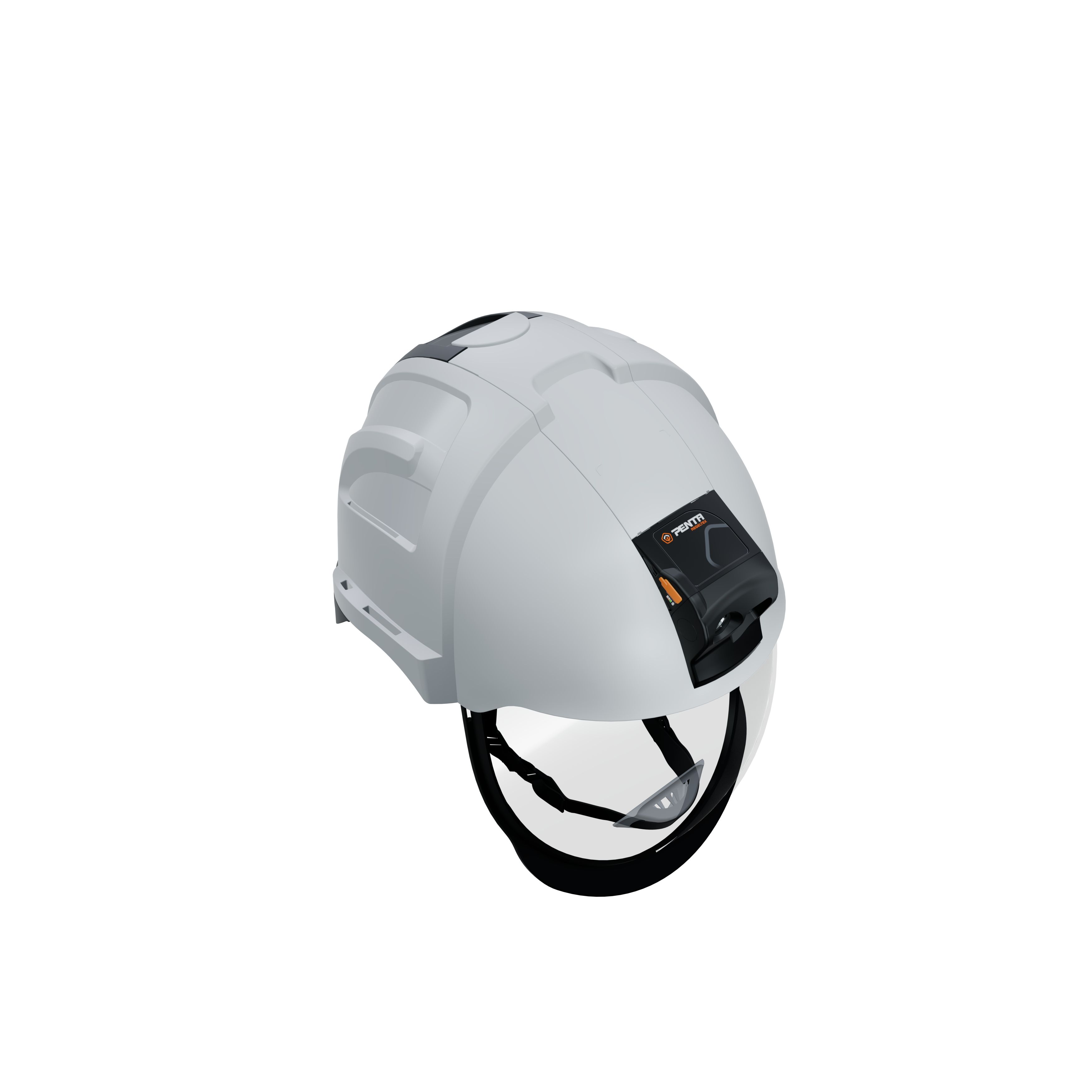 Penta ABS Hard Hat Light White, Black Penta Helmets