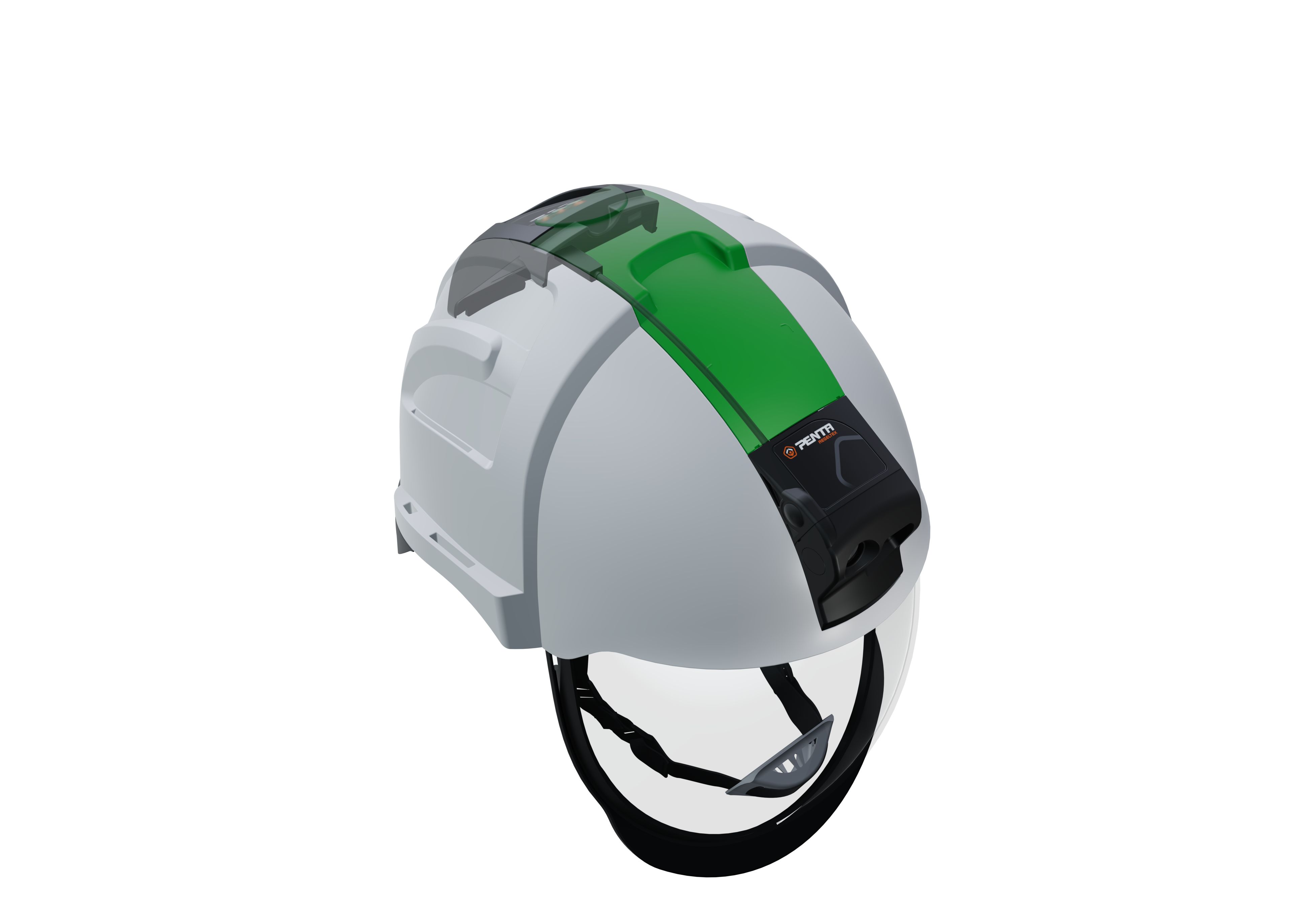 Penta ABS Hard Hat Light Black, Green Penta Helmets