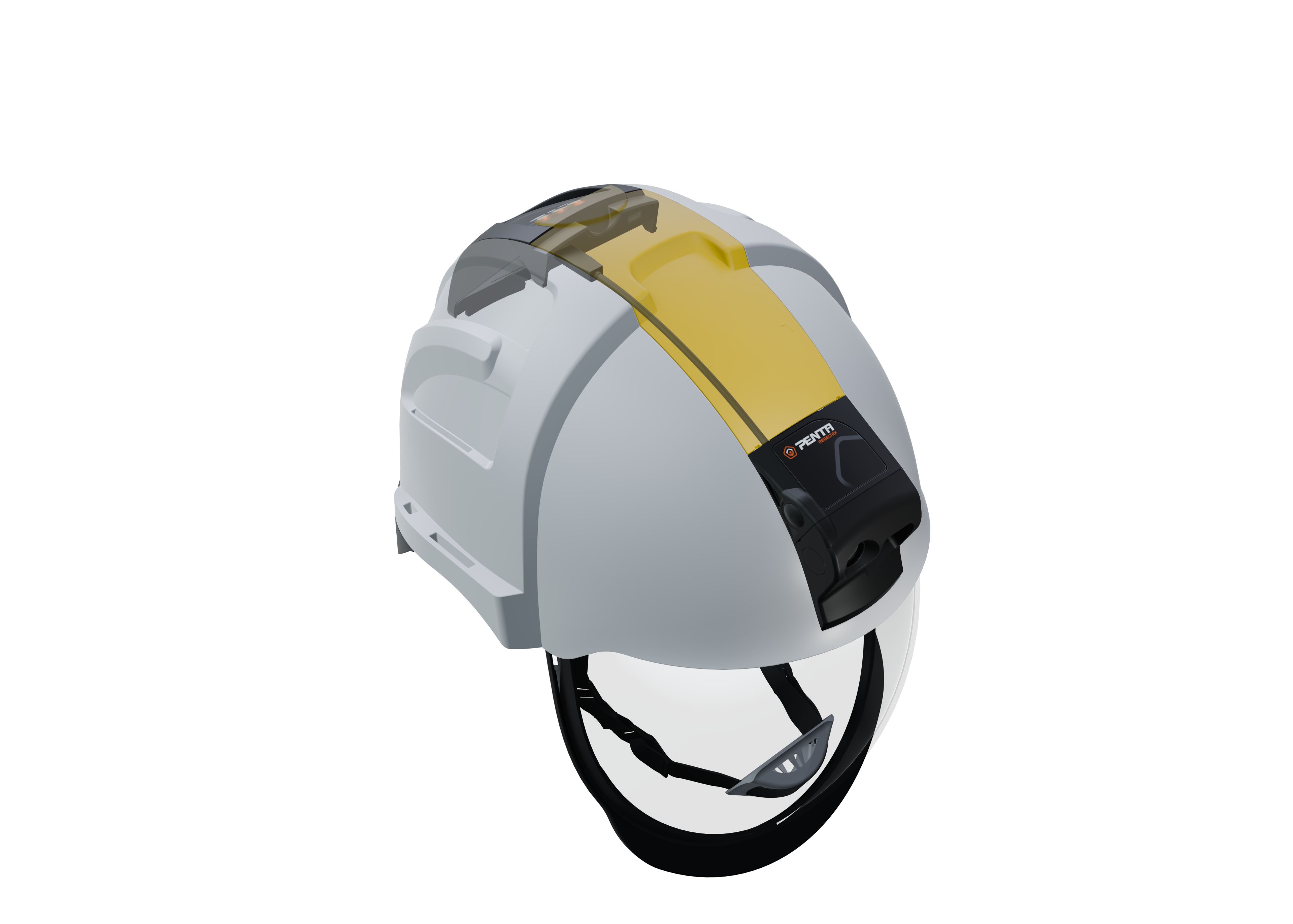 Penta ABS Hard Hat Light Yellow, Black Penta Helmets