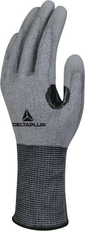 Delta Plus VENICUTF03 Grey Work Gloves, Size 11, Polyurethane Coating