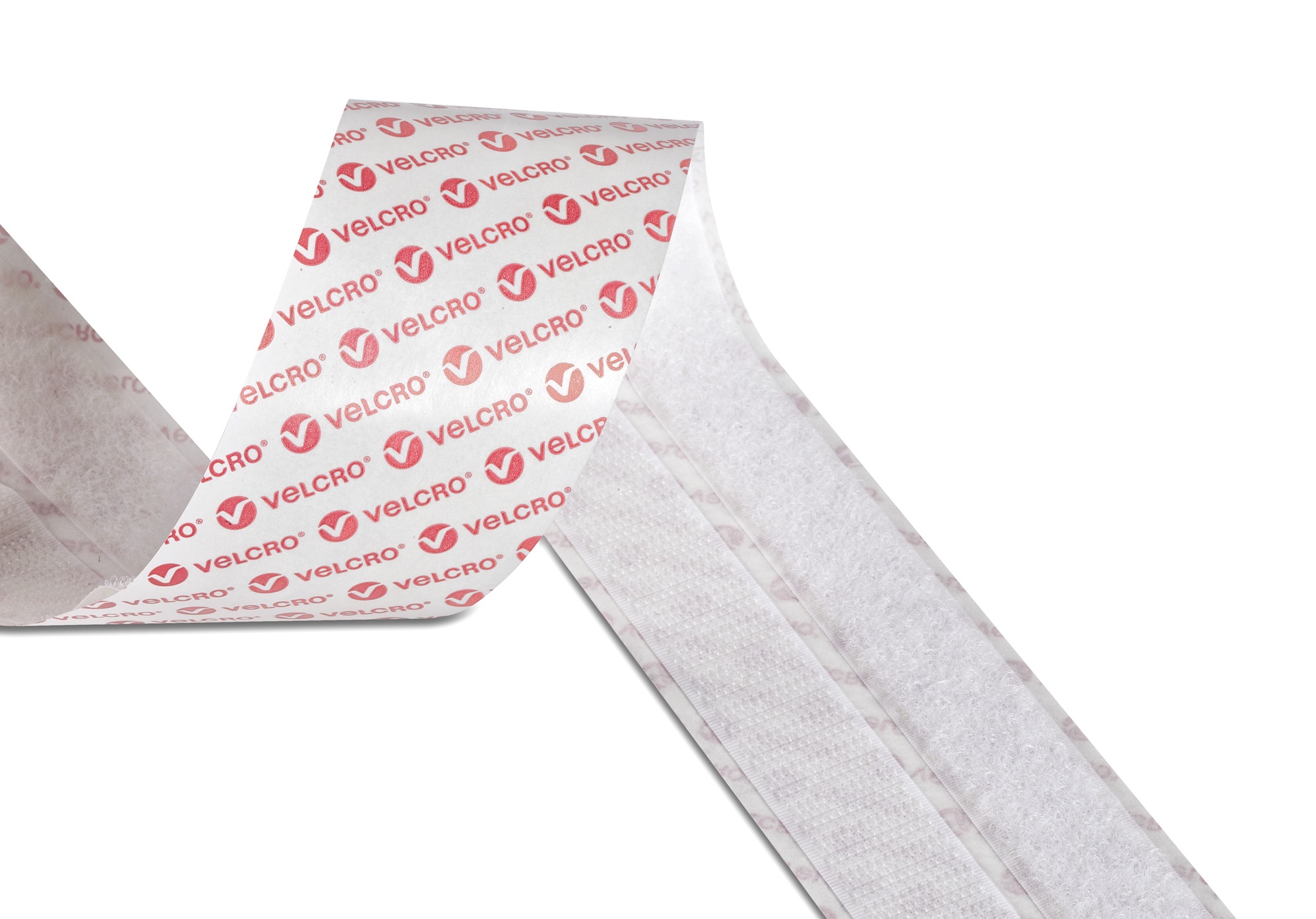 Velcro White Hook & Loop Tape, 20mm x 2.5 m