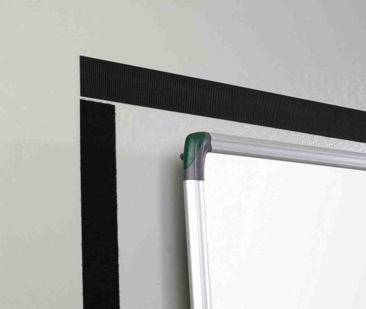 vel-ec60245 Velcro Black Hook & Loop Tape, 50mm x 2.5 m