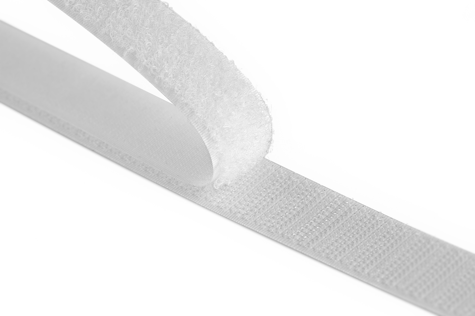 Velcro White Hook & Loop Tape, 20mm x 25 m