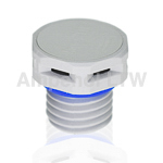 Amphenol Industrial VENT Series M12 Pressure Compensation Element, 12 mm Dia., 16 mm H, 16mm W