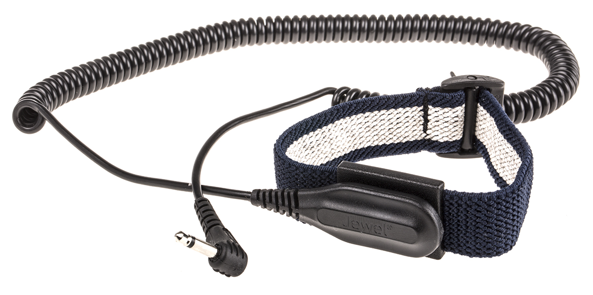 Desco Europe ESD Grounding Wrist Strap & Cord Set With 4 mm Stud