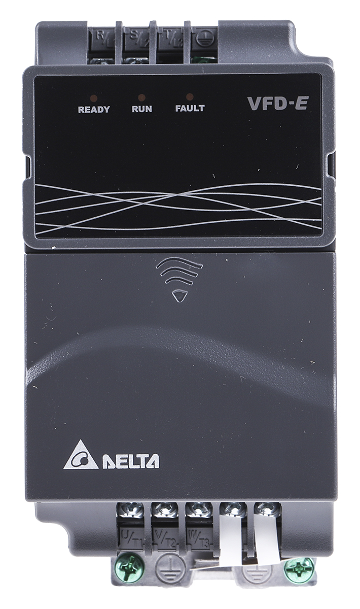 Delta Electronics Inverter Drive, 0.75 kW, 1 Phase, VFD-E Series 264V 9.7 A