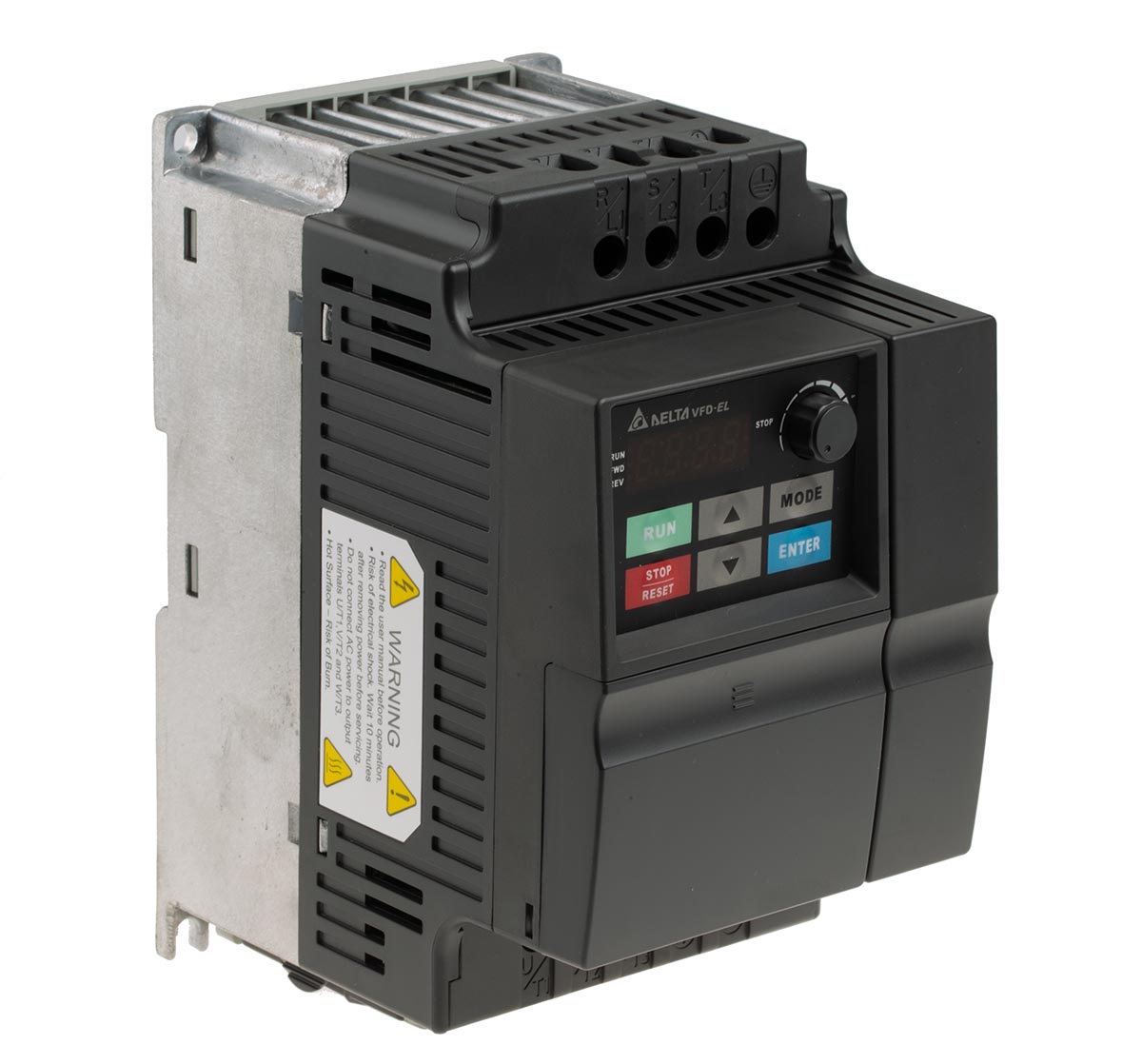 Delta Electronics Inverter Drive, 3.7 kW, 3 Phase, VFD-EL Series 428V 8.2 A