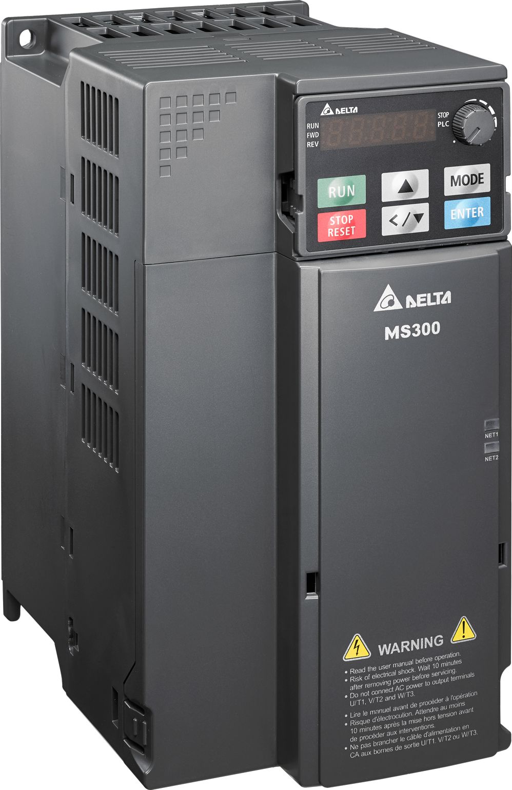 vfd17ams43afsaa Delta Electronics Inverter Drive, 7.5 kW, 3 Phase, VFD-MS Series 528V 17 A