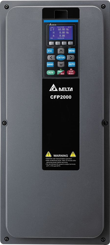 Delta Electronics Variable Speed Drive, 22 kW, 3 Phase, CFP2000 Series 528V ac 180 A