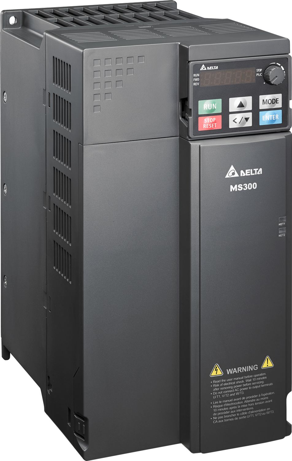 vfd25ams43afsaa Delta Electronics Inverter Drive, 11 kW, 3 Phase, VFD-MS Series 528V 25 A