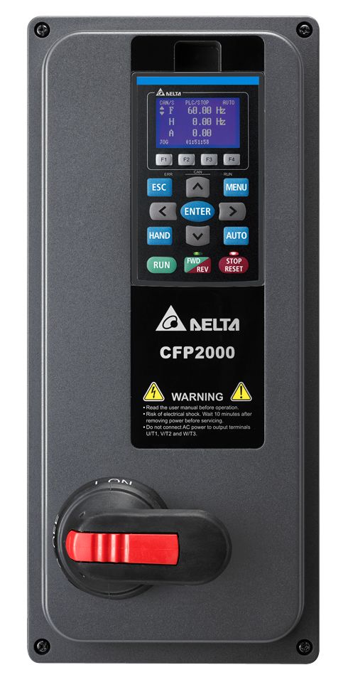 Delta Electronics Inverter Drive, 37 kW, 3 Phase, CFP2000 Series 400 V ac 73 A