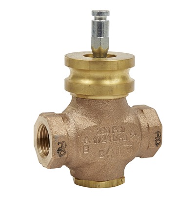Schneider Electric Bronze Globe Valve VG210R-15B02, Rp 399.9 kPa