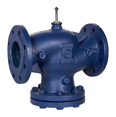 Schneider Electric Cast Iron Globe Valve VG221F-100C, Flange 199.9 kPa