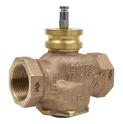 Schneider Electric Bronze Globe Valve VG310R-32B, Rp Internal 399.9 kPa