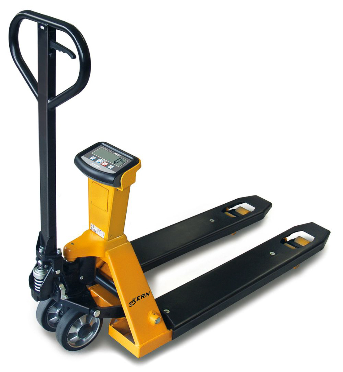 Kern 125 kg Weighing Pallet Truck, 1150 mm x 180 mm, 2000 kg