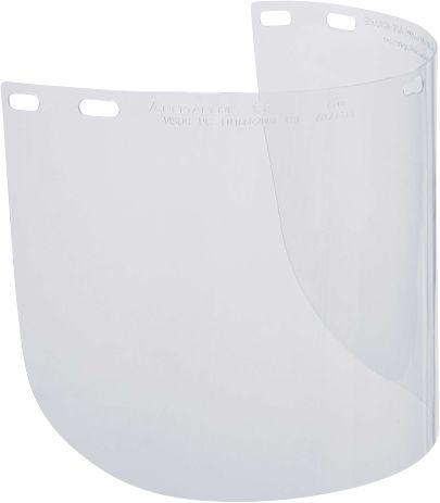 Delta Plus Clear Polycarbonate Visor with Face Guard, Resistant To Shock Resistant
