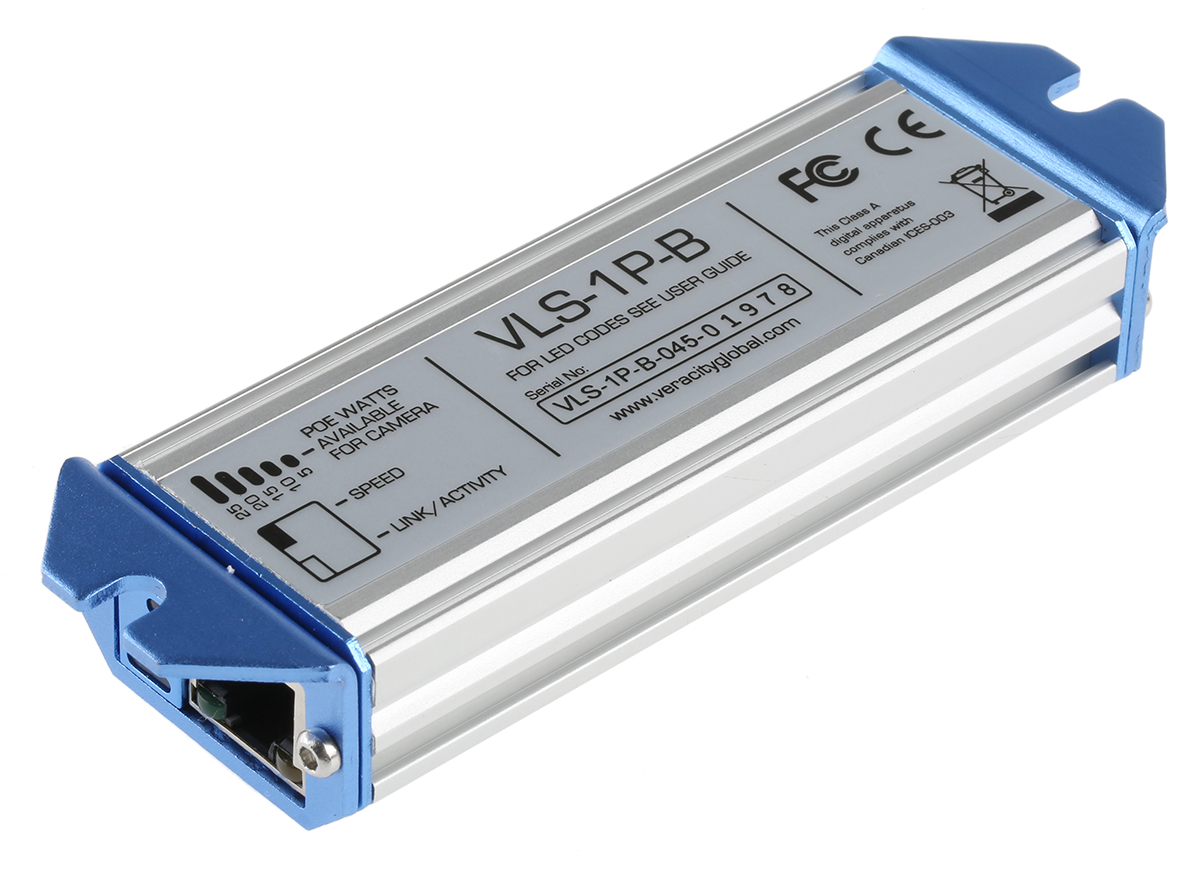 vls-1p-b Veracity Network Range Extender CCTV Transmission & Receiving Transreceiver for use with Cameras