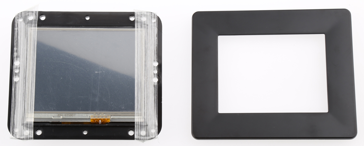 Bridgetek VM800B35A-BK FT800 Basic EVE 88.9 mm Resistive Touch Screen Evaluation Module With Black Bezel
