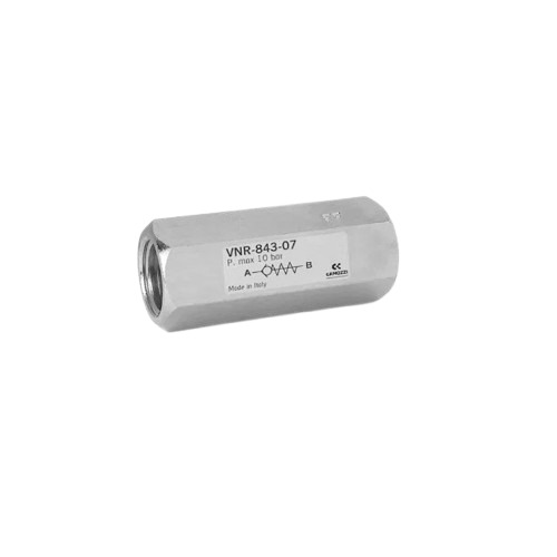 Camozzi VNR Non Return Valve, 1 bar Threaded 1/8 in G Threaded G 1/8 in G