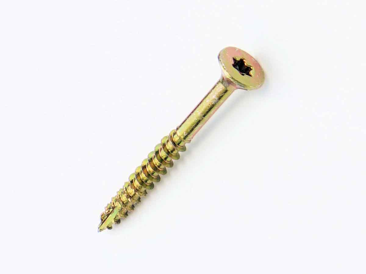 UNIFIX VORTEX Torx Countersunk Steel Wood Screw, Passivated Zinc Plated, 6 mm Thread 3.93 in Length