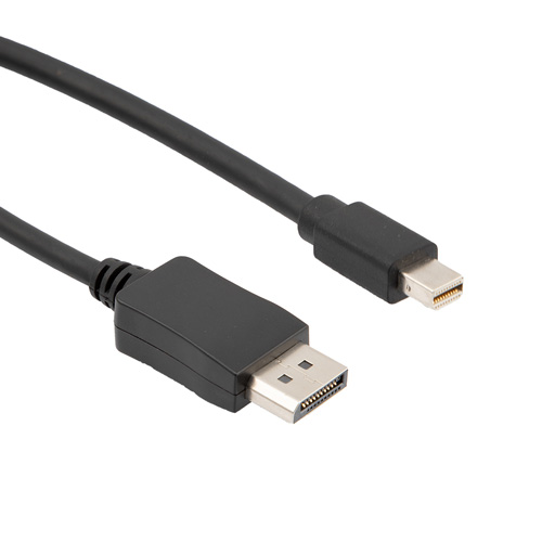 L-Com Male Male to Male DisplayPort, Aluminium, Polyester Foil Shield DisplayPort Cable, 1 m
