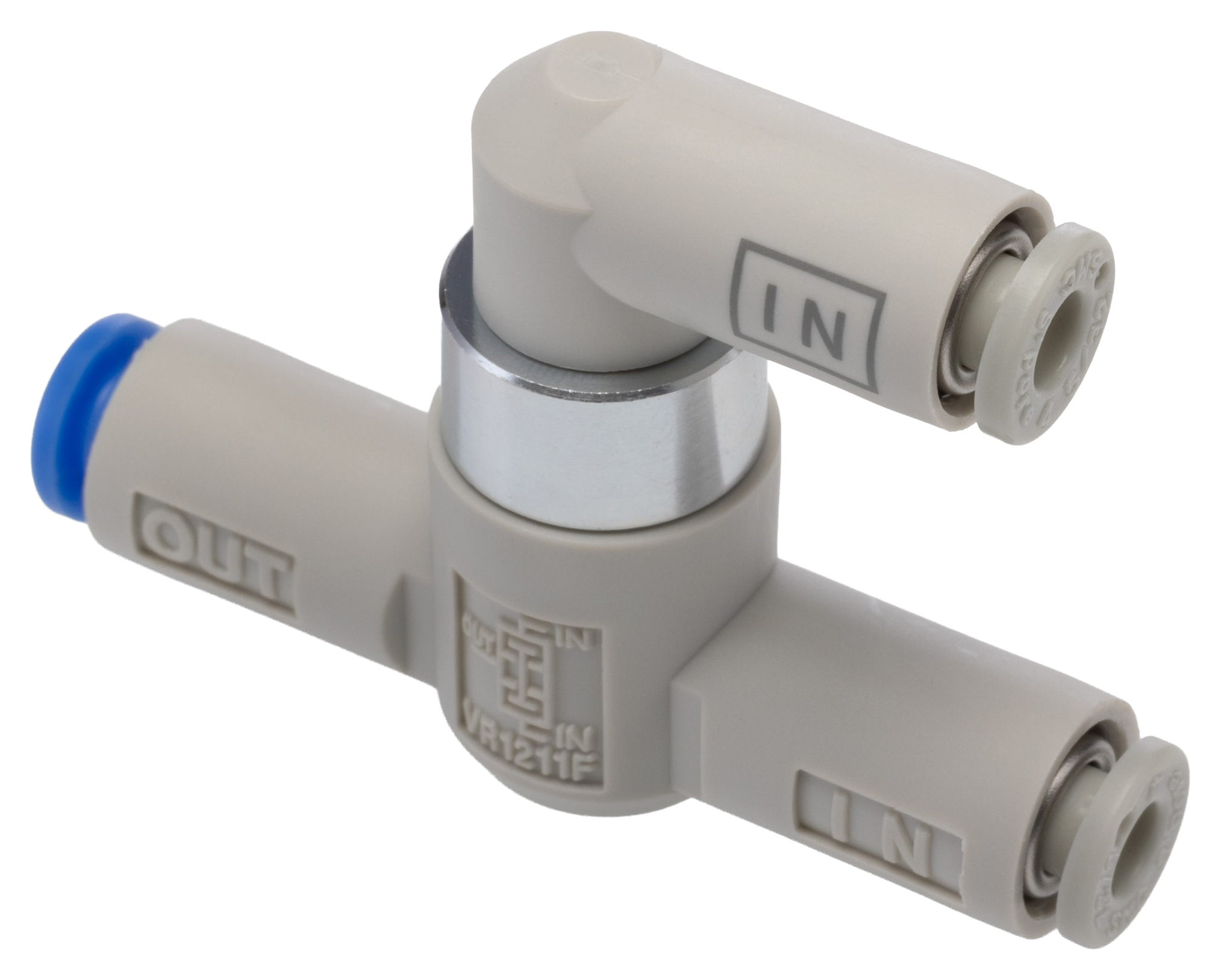 SMC VM Series, Pneumatic Shuttle Valve 120 L/min AND Logic Function 1 Mpa Max Operating Pressure