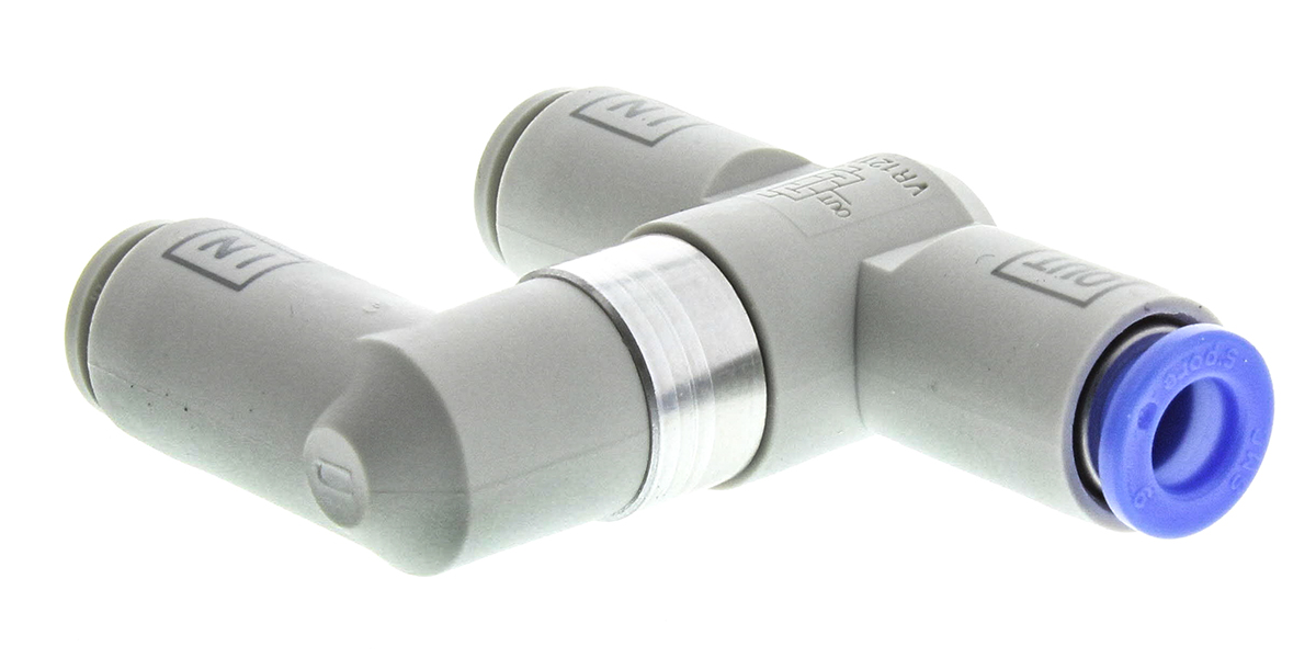 vr1211f-06 SMC VR12F Series, Pneumatic Shuttle Valve 150 L/min AND Logic Function 1 Mpa Max Operating Pressure