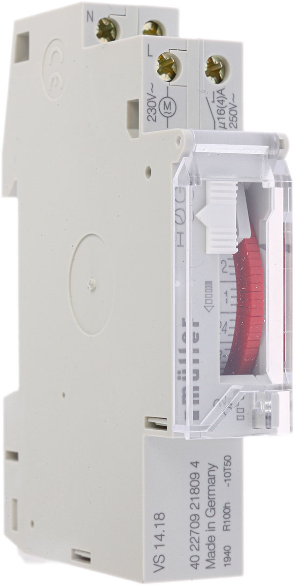 Muller Analogue VS DIN Rail Time Switch 230V ac