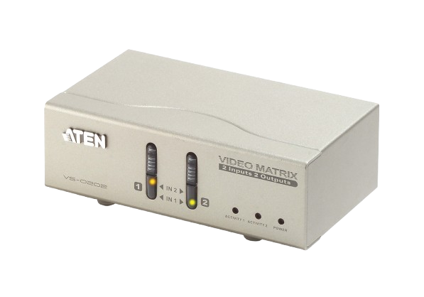 Aten 4 Port 2 Input 2 Output HDB 15 Switch 1920 x 1200