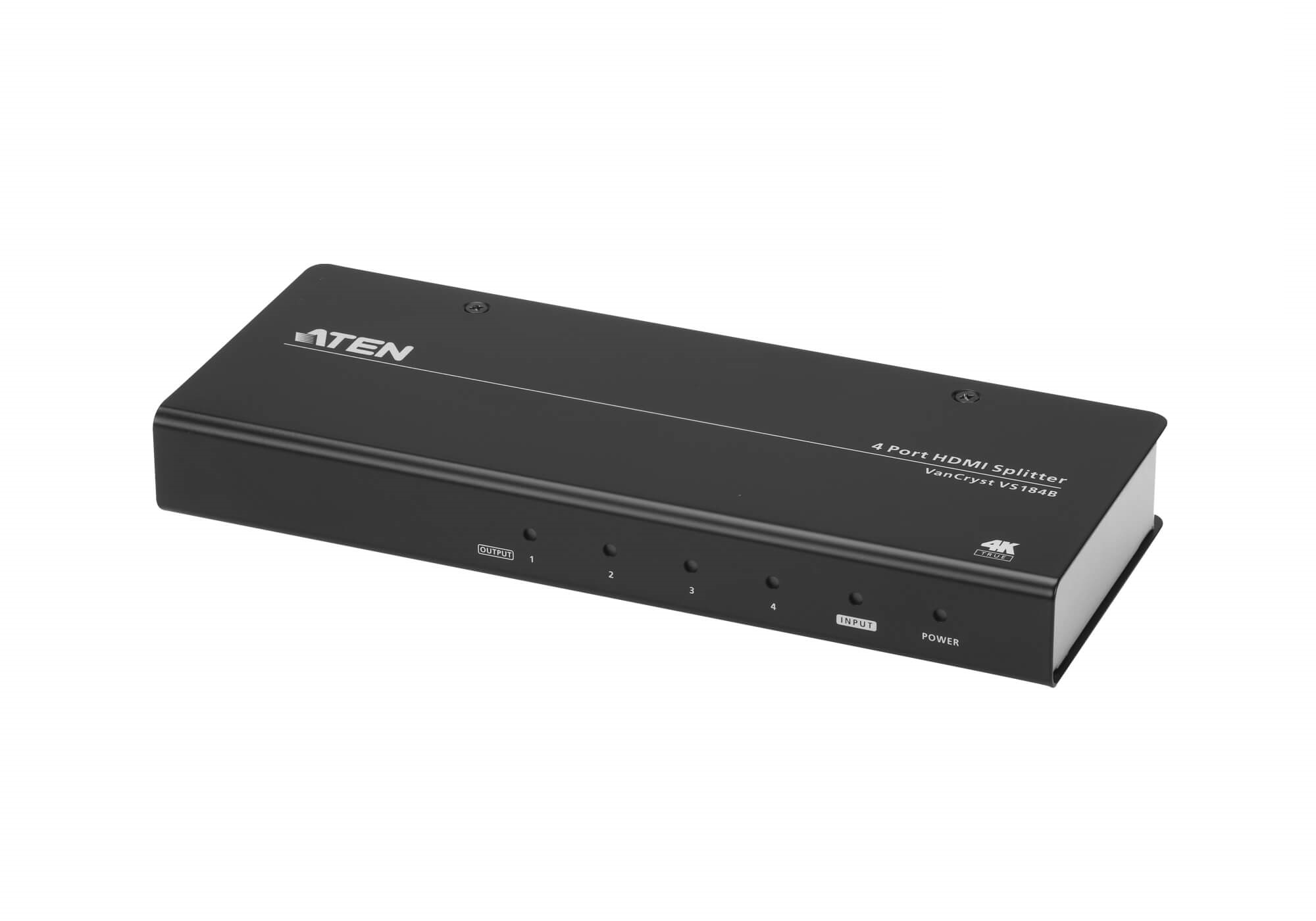 Aten 5 Port 1 Input 4 Output HDMI Splitter 4096 x 2160 pixel