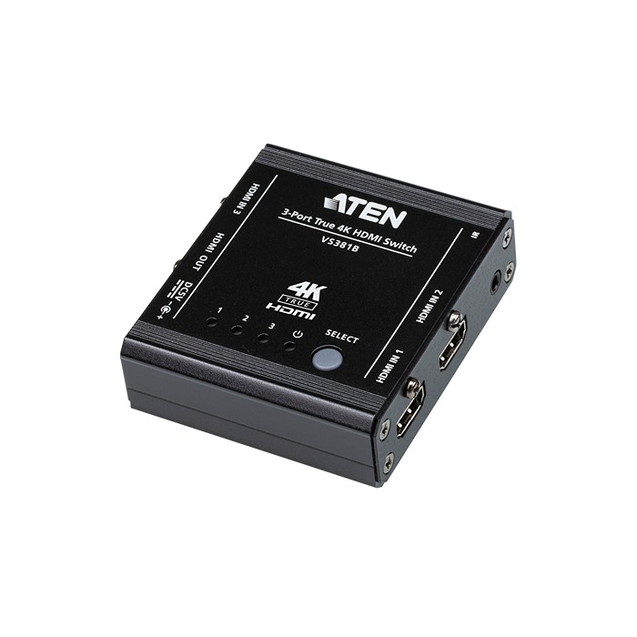 Aten 4 Port 3 Input 1 Output HDMI Switch 4096 x 2160 pixel