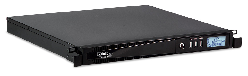 Riello 220V, 240 V Input Rack Uninterruptible power supply, 800 VA, Vision Rack 640 W