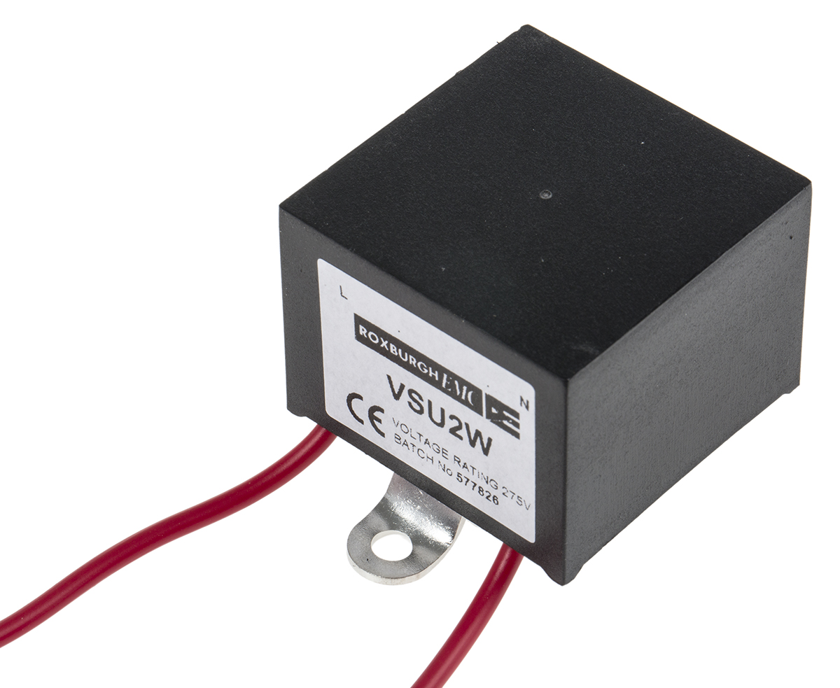Roxburgh EMC, VSU Surge Suppressor Unit 275V Maximum Voltage Rating 0.04 kA Maximum Surge Current VDR (MOV)