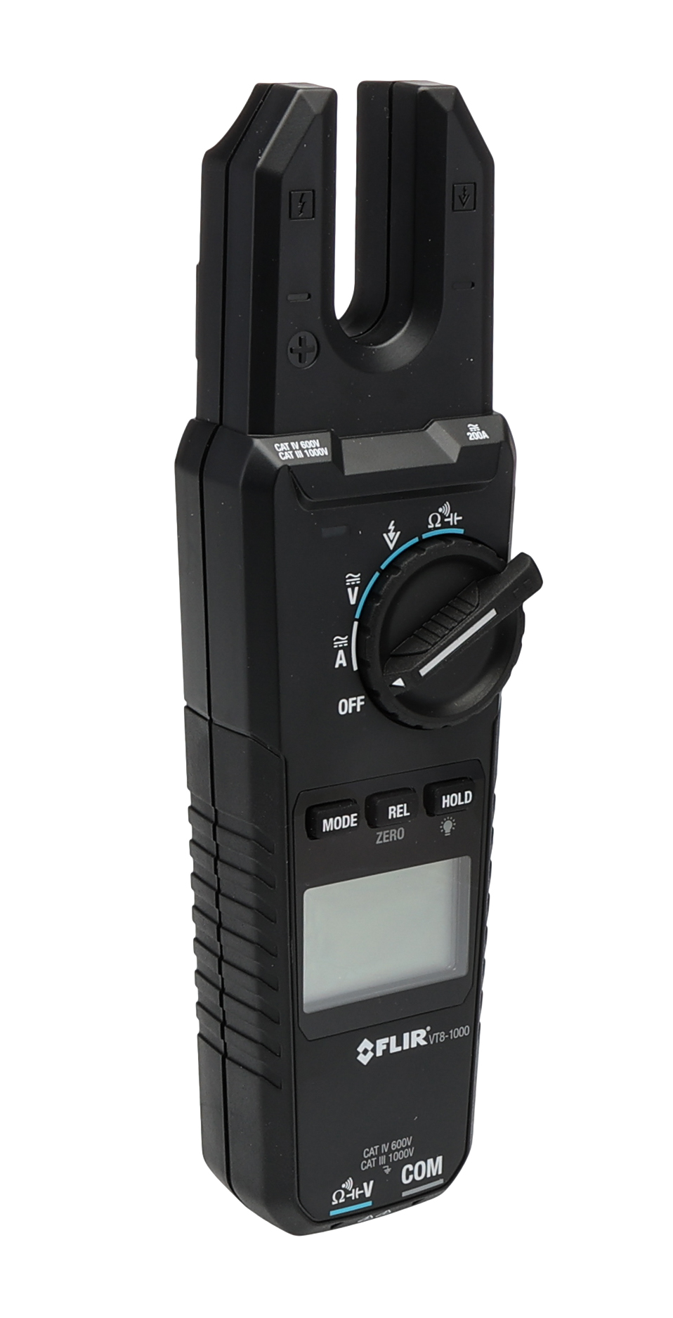 vt8-1000 FLIR VT8 Clamp Meter, 200 A 200 A 1000 V dc 1000 V ac CAT III, CAT IV Non-Contact Voltage Detector