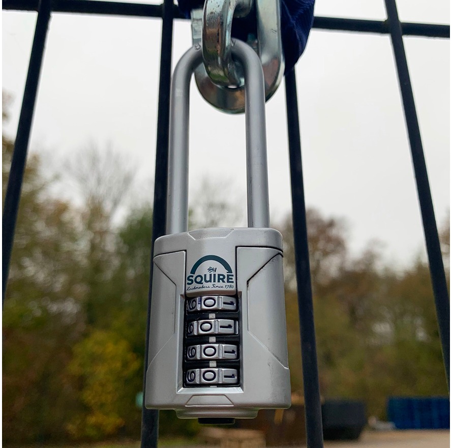 vulcan-combi-50-25 Squire Padlock Boron Alloy, Steel Padlock Weatherproof, 8 mm Shackle, 50 mm Body