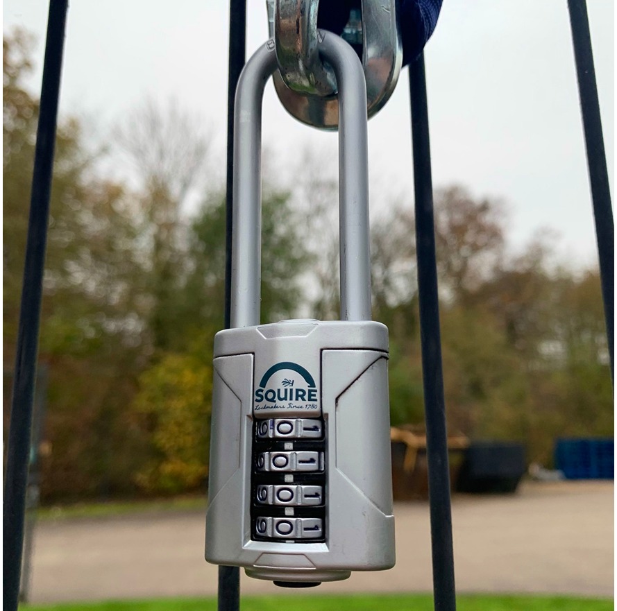 vulcan-combi-50-25 Squire Padlock Boron Alloy, Steel Padlock Weatherproof, 8 mm Shackle, 50 mm Body