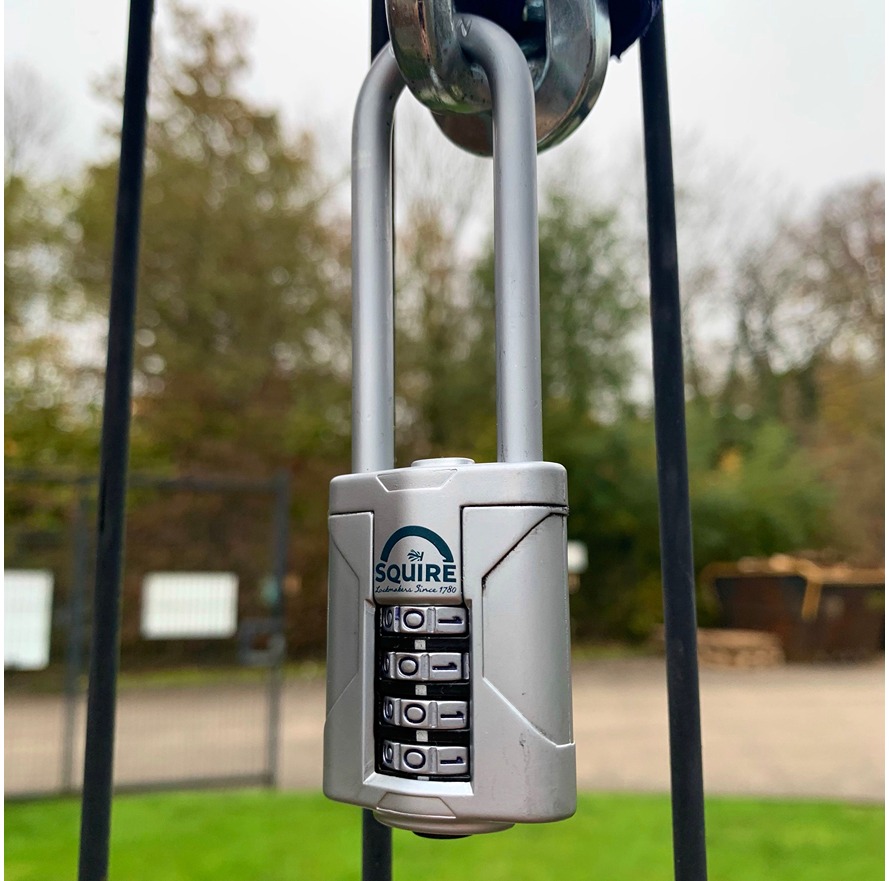 vulcan-combi-50-25 Squire Padlock Boron Alloy, Steel Padlock Weatherproof, 8 mm Shackle, 50 mm Body