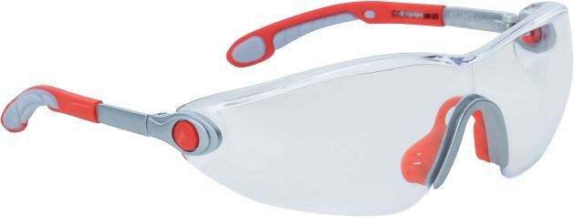 Delta Plus VULCANO2 Safety Glasses, Shock Resistant, Anti-Fog Coating, UV Resistant, Anti-Scratch, UV400, Clear