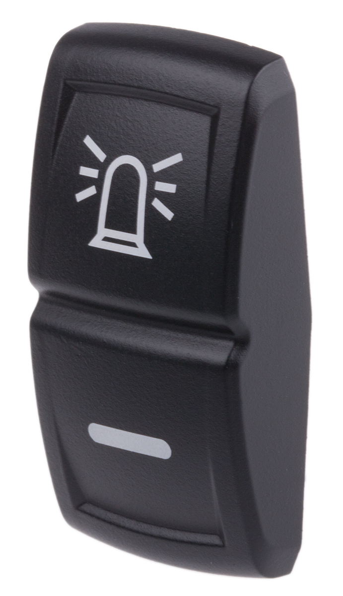 Carling Technologies, Rocker Switch Lens, For Use With V Series Contura Switch, White