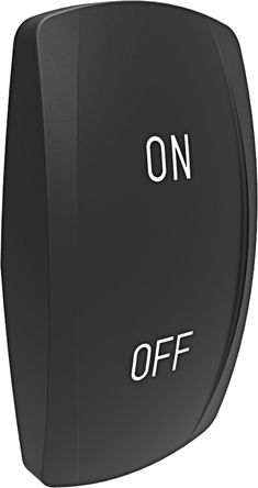 Carling Technologies, Rocker Switch Lens, For Use With V Series Sealed Rocker Switch, White