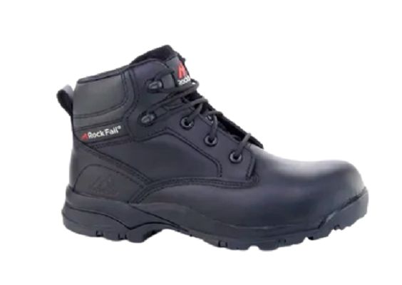 Goliath Onyx Black Black Fibreglass Toe Capped Women's Safety Boots 4, EU 37 EN ISO 20345:2011