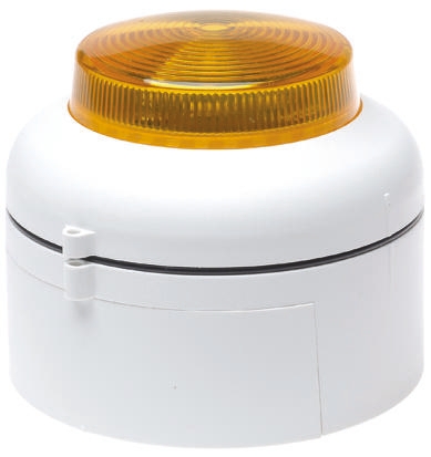 Cranford Controls VXB Series Amber Flashing Beacon 35V dc, LED Bulb Surface, IP65