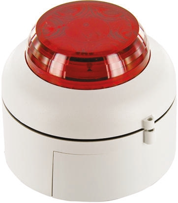 Cranford Controls VXB Series Red Flashing Beacon 35V dc, LED Bulb Surface, IP65