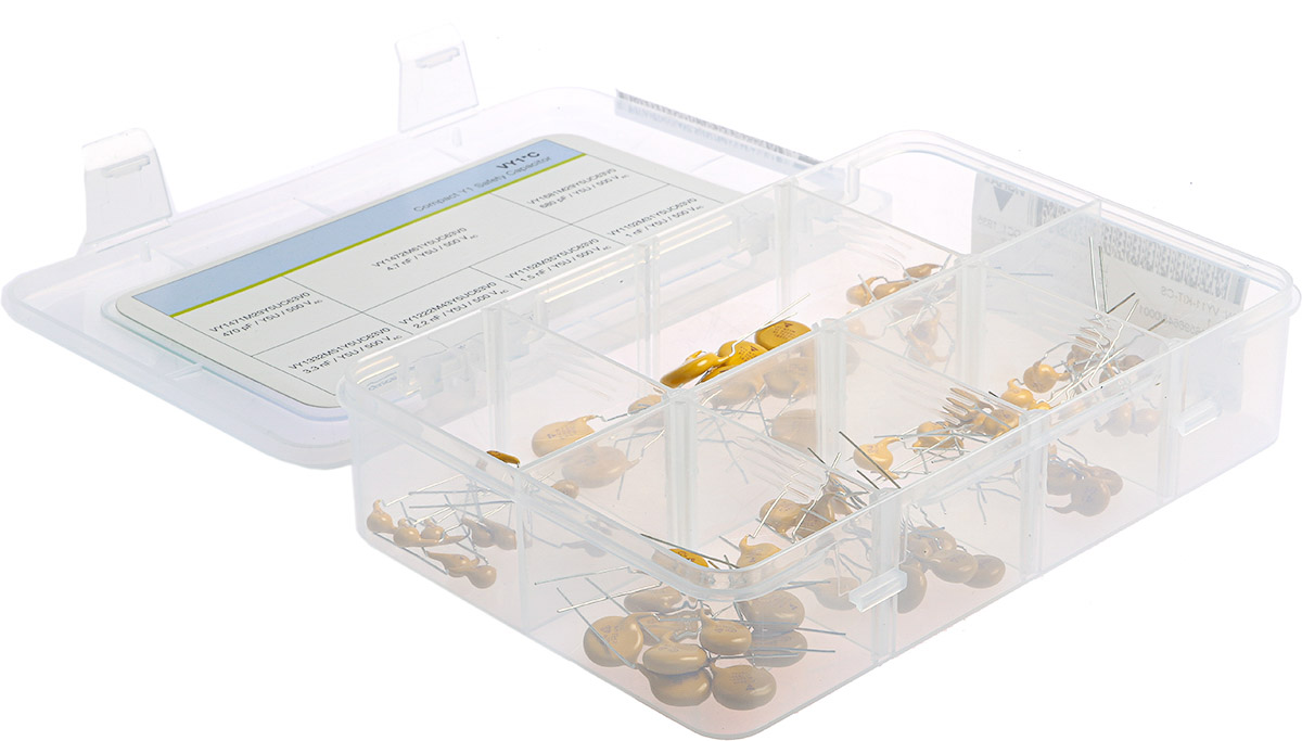 vy11-kit-cs Vishay, Through Hole Ceramic Capacitor Kit 70